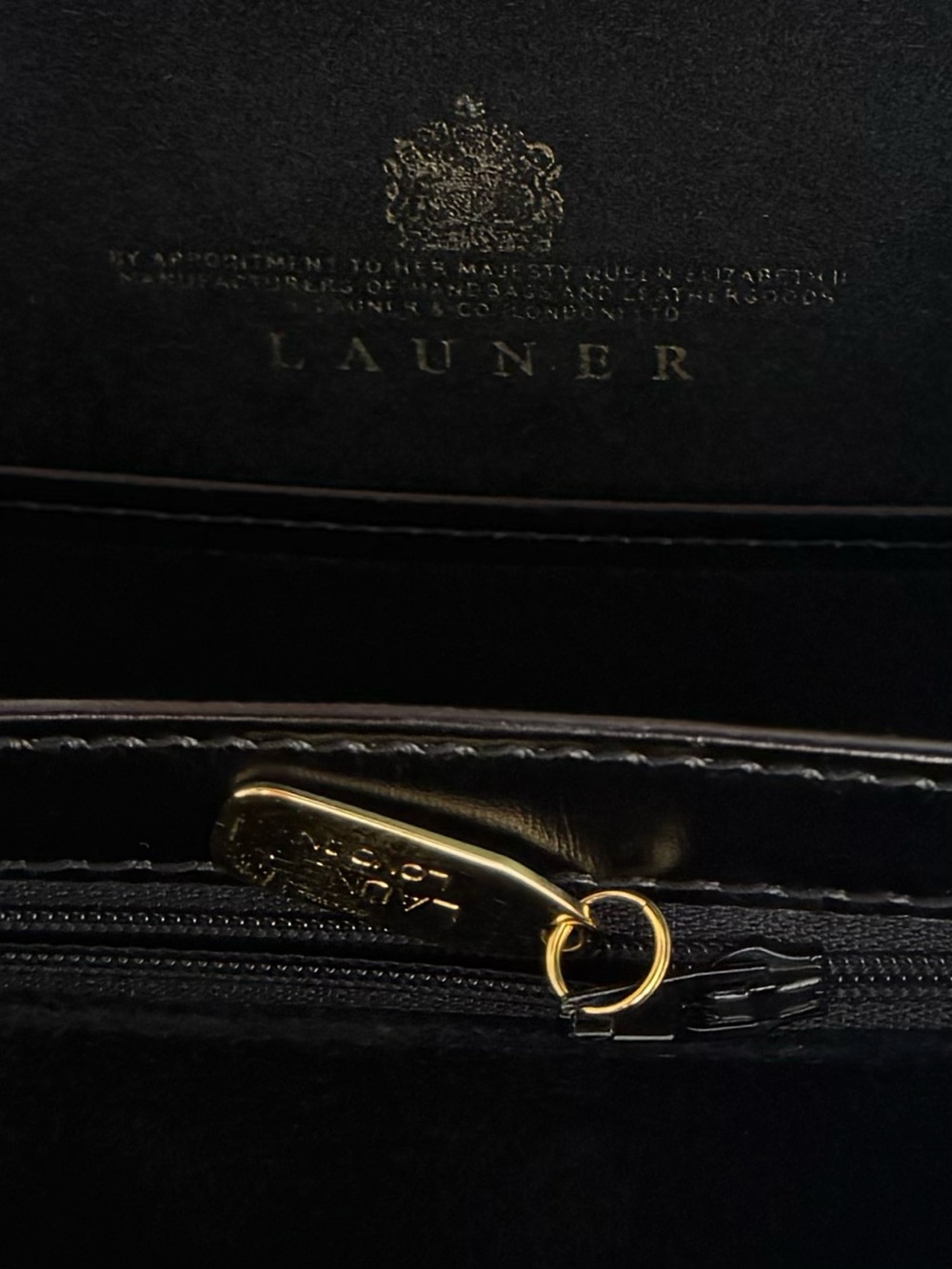👑LAUNER 1941 LONDON • JULIET 26 Bag • Royal Warrant H.M. QUEEN • Made in ENGLAND - Picture 14 of 16